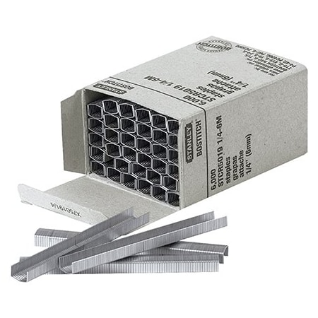 Bsc Preferred 1/4'' Deluxe Staples, 6000PK BUY00031062